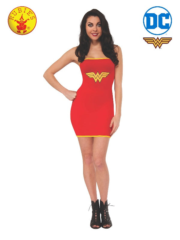 WONDER WOMAN TUBE DRESS, ADULT